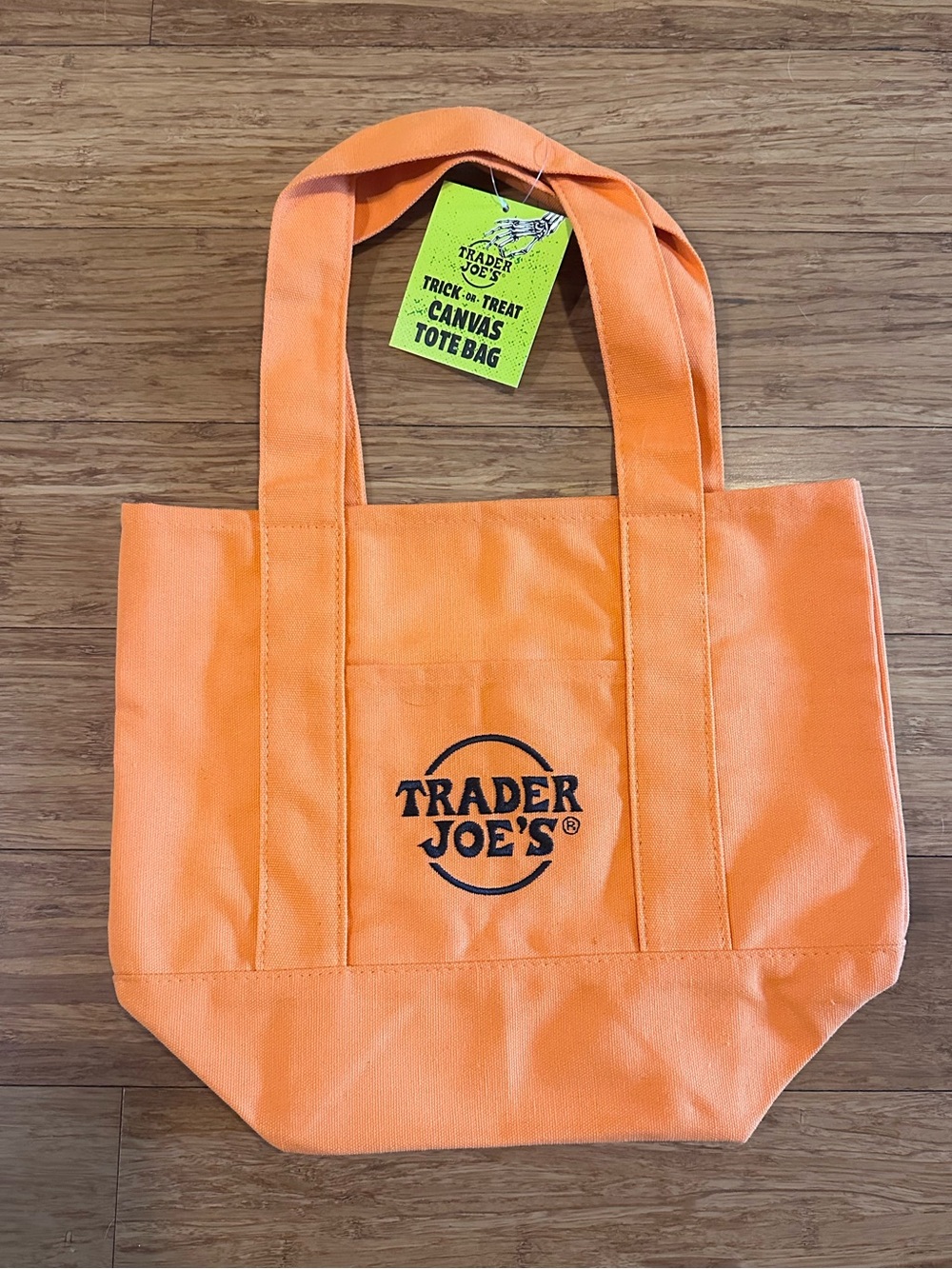 BNWT Trader Joe’s Trick-or-Treat Mini Canvas Tote Bag